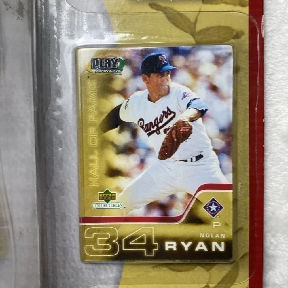 Nolan Ryan Play Makers Upper Deck Collectibles 2002 6 1/2”